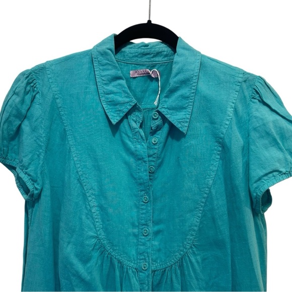 Calypso by Christiane Celle Dress Teal Large - Picture 2 of 6